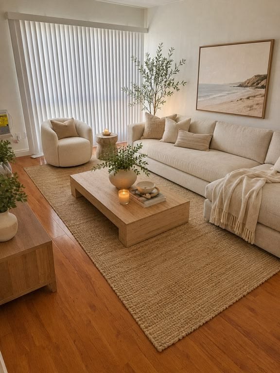 A home tidied and reset during a standard house cleaning in Las Vegas